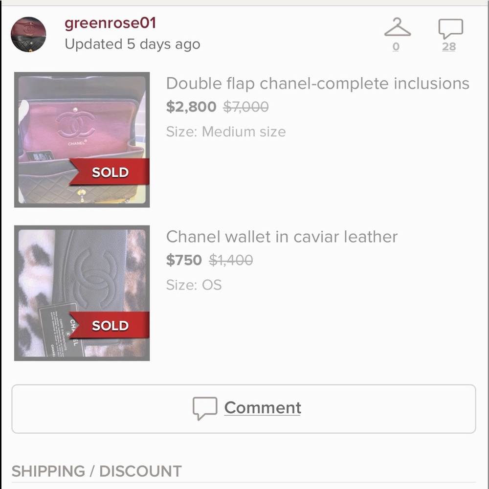 ANOTHER SUCCESSFUL SALES ON POSHMARK:)